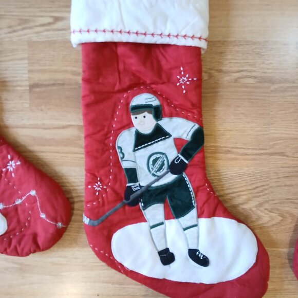 Pottery Barn Kids Set of 6 Holiday Stockings - Picture 4 of 10